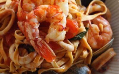 A recipe from Chef Piero Premoli: Linguini Frutti Di Mare